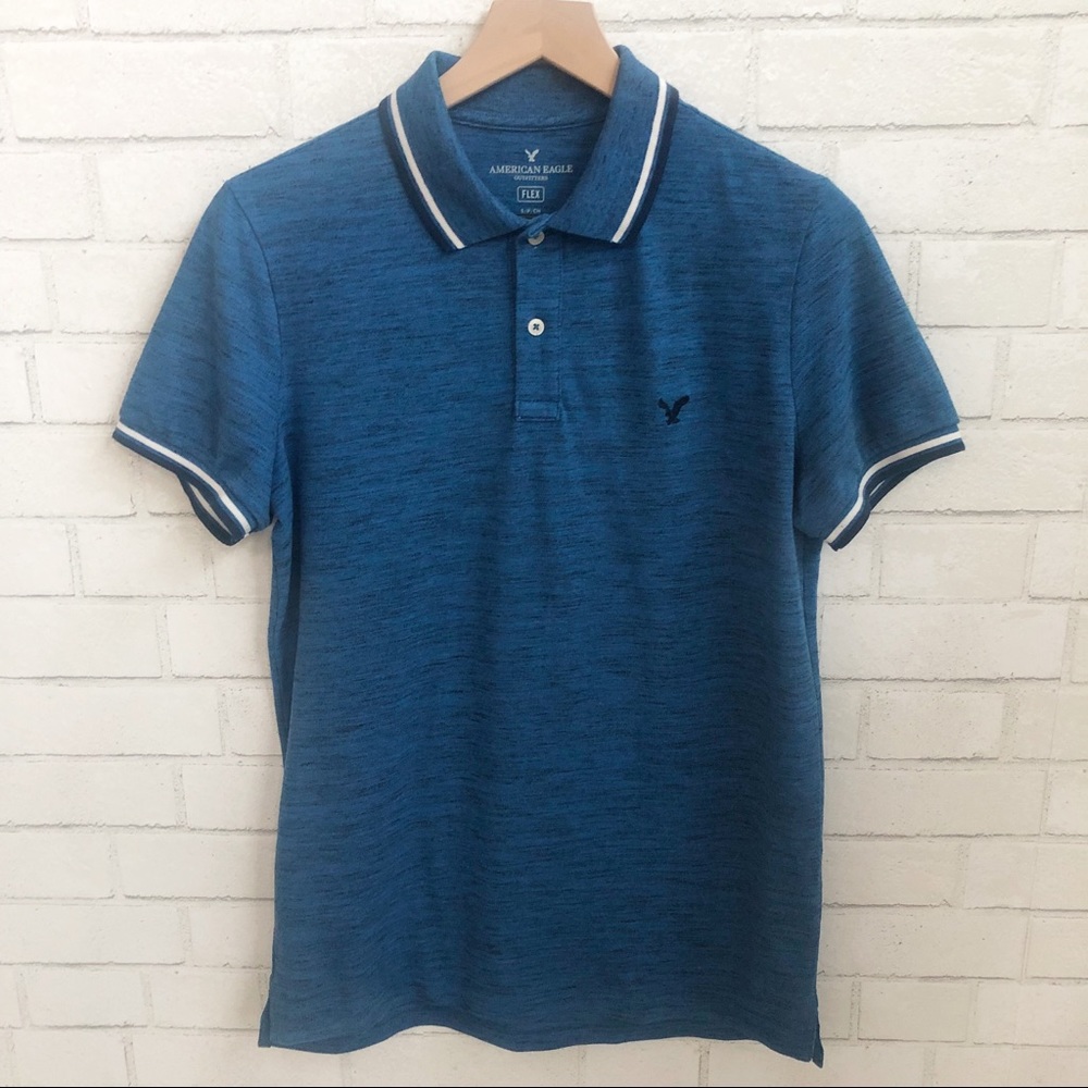 MEN’S AEO Flex Polo Shirt - Picture 2 of 5